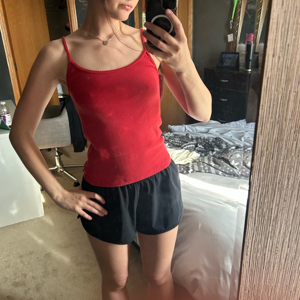 Brandy Melville Red Women's Tank Top